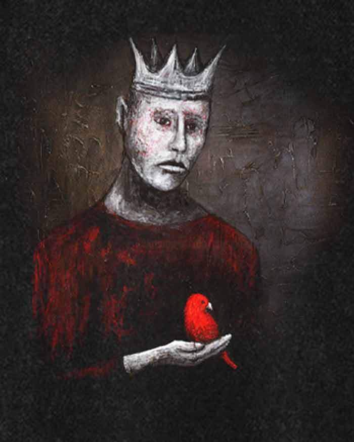 The Sad King And The Red Bird